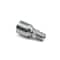 Intertraco Hydraulic Crimp Hose Fitting - M Pipe - Rigid -  3/8 ID, 3/8-18 Thread 472124 - alternate 2